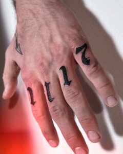 Tattoo na prstih